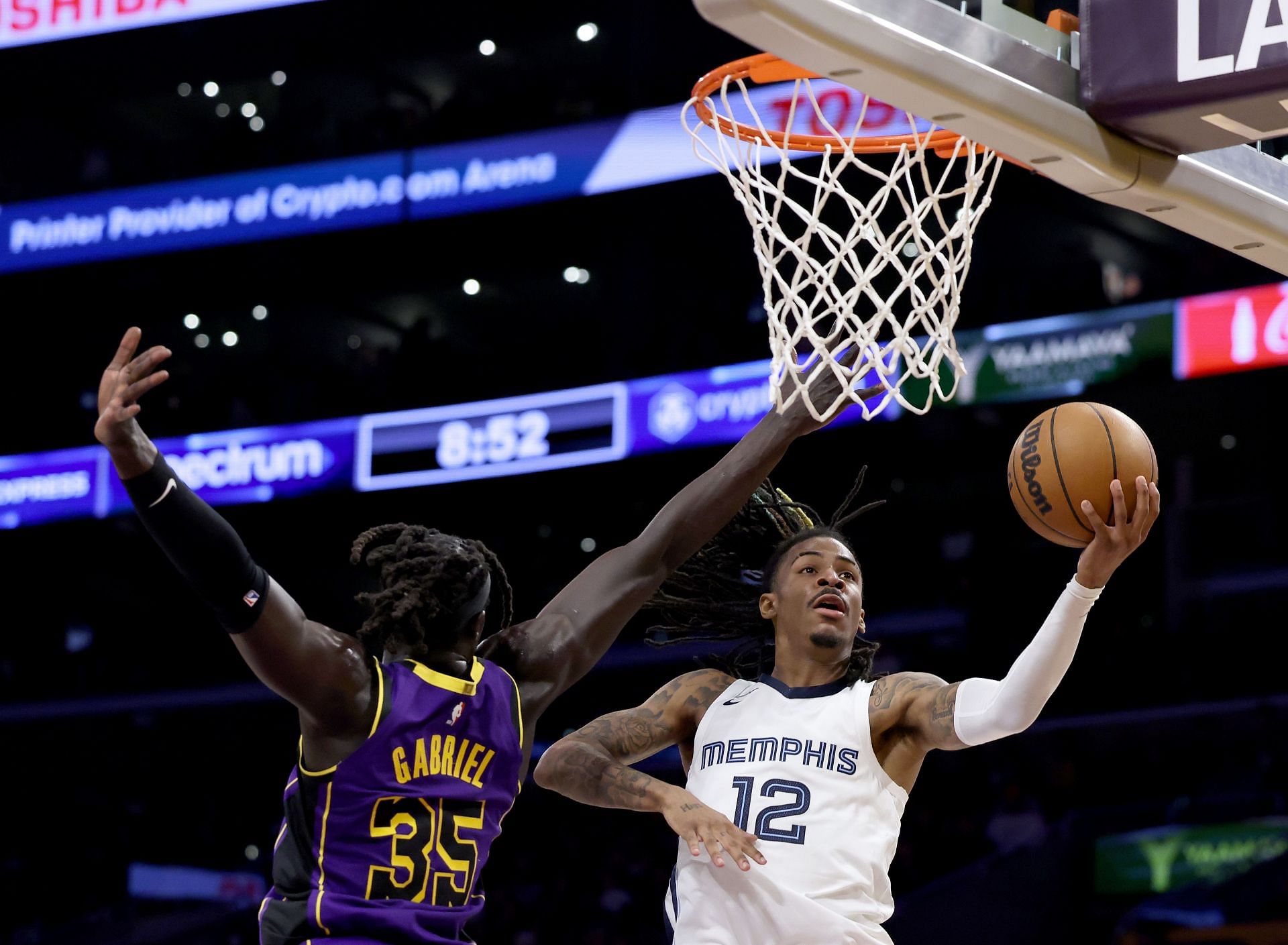 Ja Morant will face off against LeBron James in the Lakers vs Grizzlies series (Image via Getty Images)