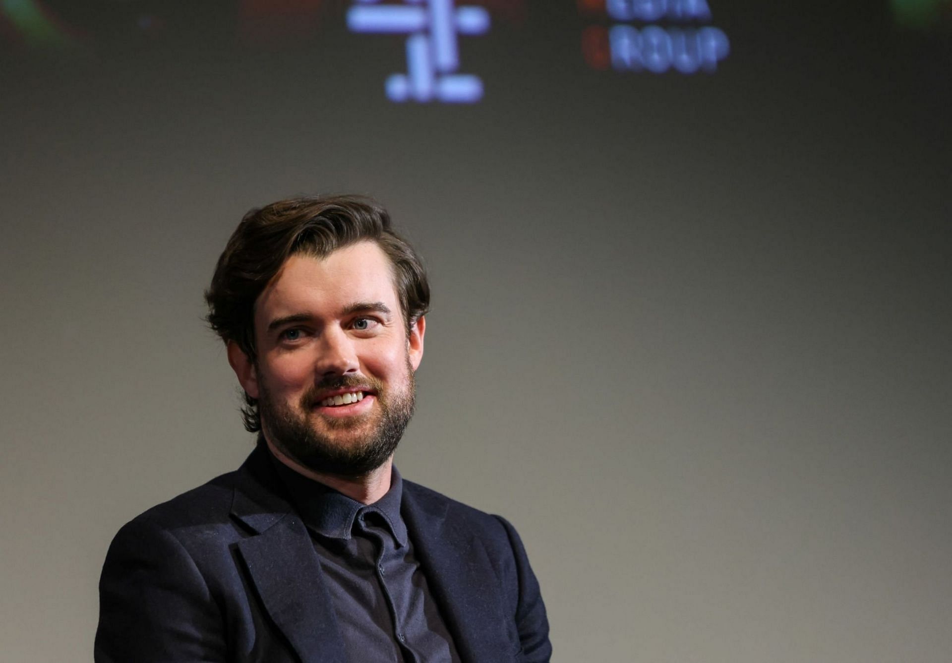 Jack Whitehall at the &quot;Fresh Meat&quot; 10th anniversary screening and Q&amp;A at the BFI Southbank on January 15, 2022 in London, England (Image via Getty Images)