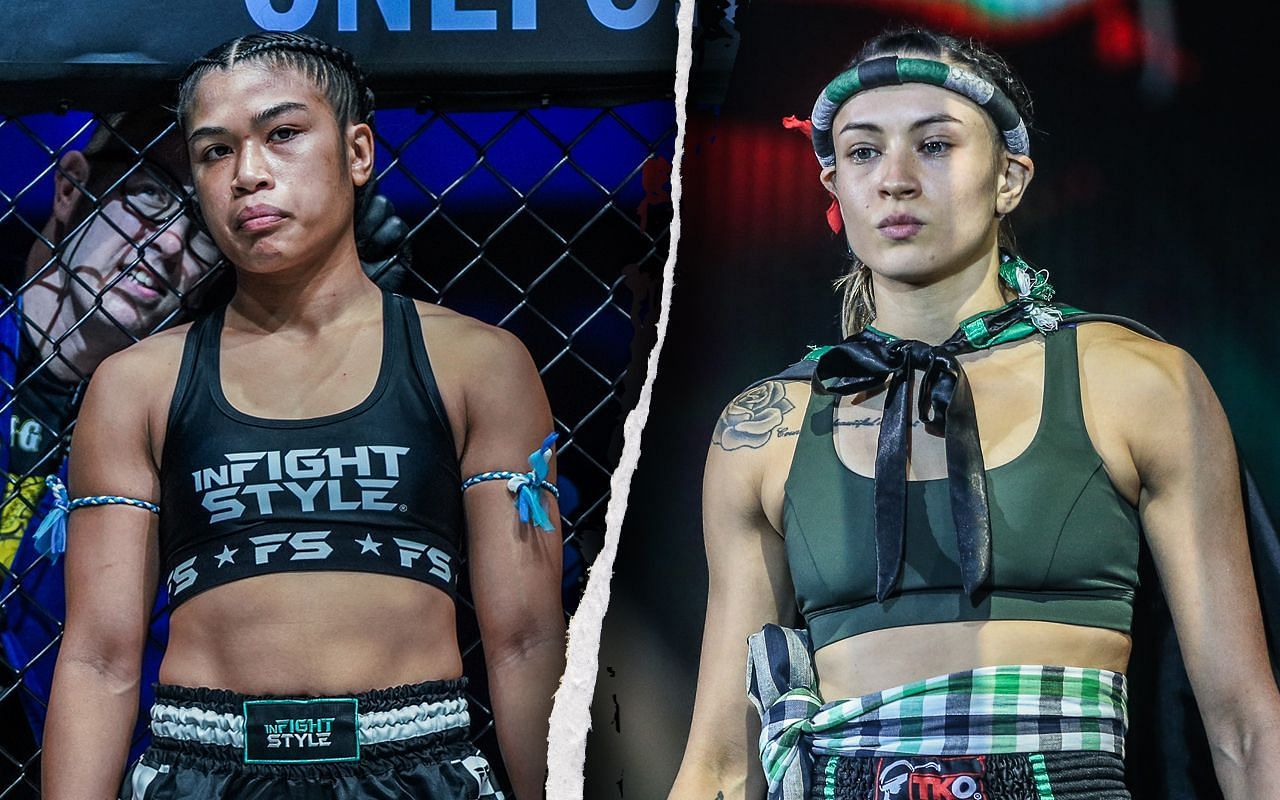 Jackie Buntan (Left) faces Diandra Martin (Right) at ONE Fight Night 10