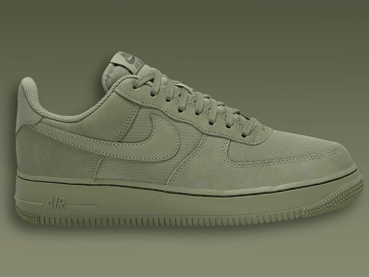 Official Nike Air Force One Low Premium Oil Green