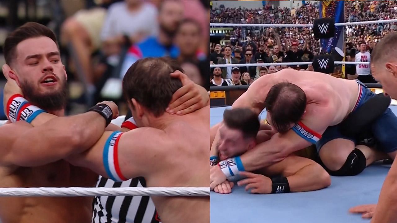 Cena and Theory competed for the latter