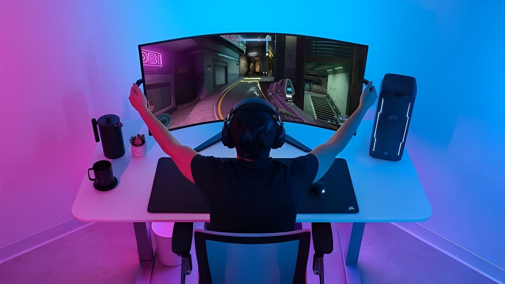 Corsair XENEON FLEX is one of the smoothest gaming monitor with a twist (Image via Corsair)