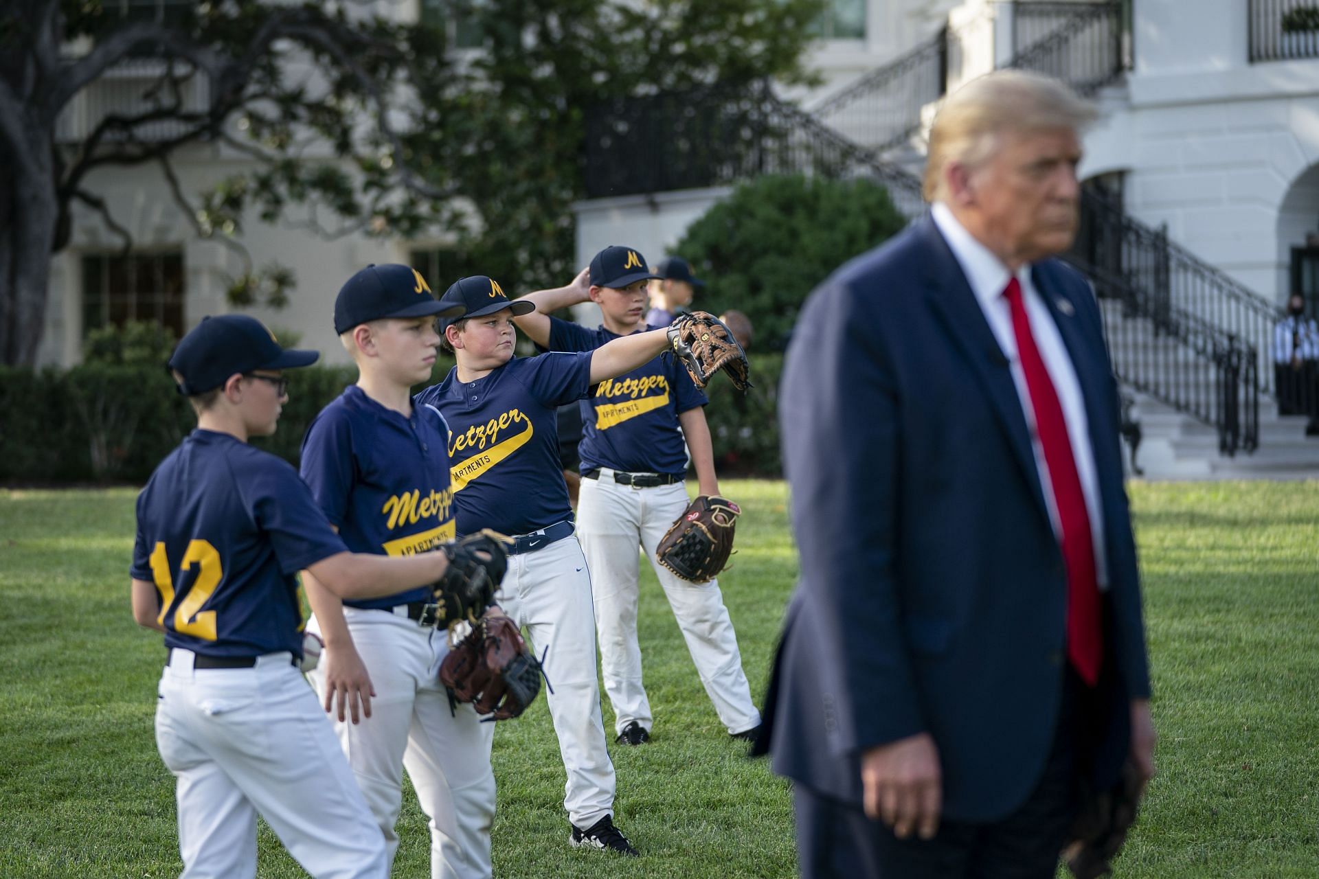 Donald trump best sale baseball jersey