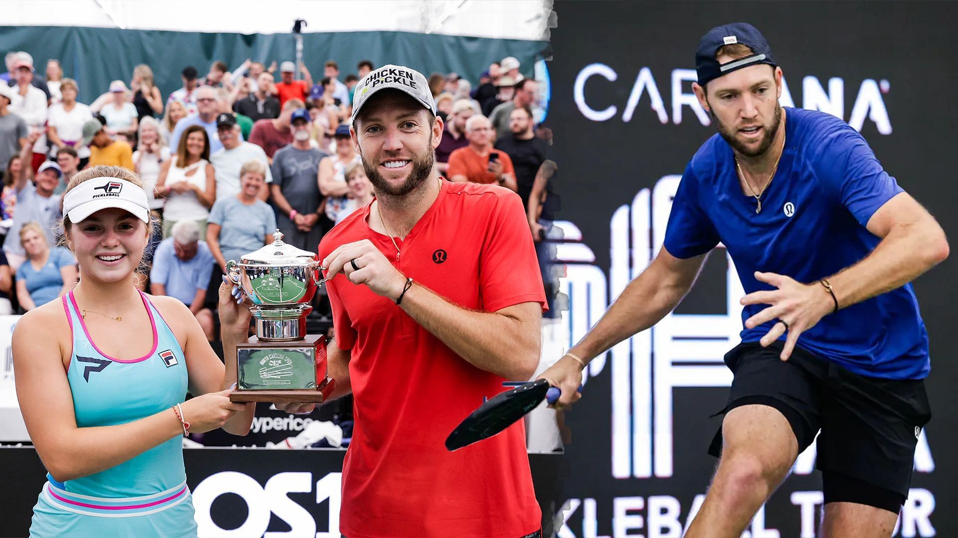 Jack Sock tries his hand at pickleball