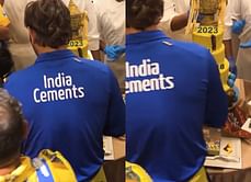 [Watch] "The Kings Victory March!" - MS Dhoni cuts a large cake as CSK players celebrate in hotel after winning IPL 2023 final vs GT