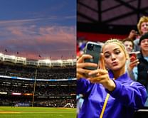 Instagram sensation Olivia Dunne enjoys baseball in the Bronx in flirtatious clip: "Time to look confused at a Yankees game"