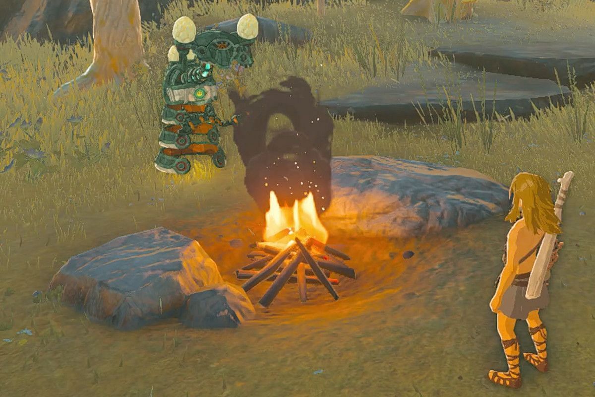 Transfer fire by using the existing fire (Image via Nintendo)