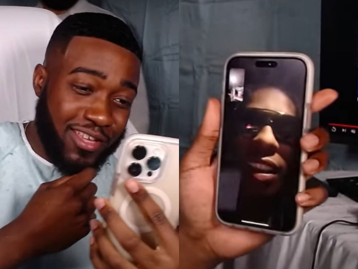 JiDion Facetimes ASAP Rocky and Pokimane during latest stream (Image via YouTube)