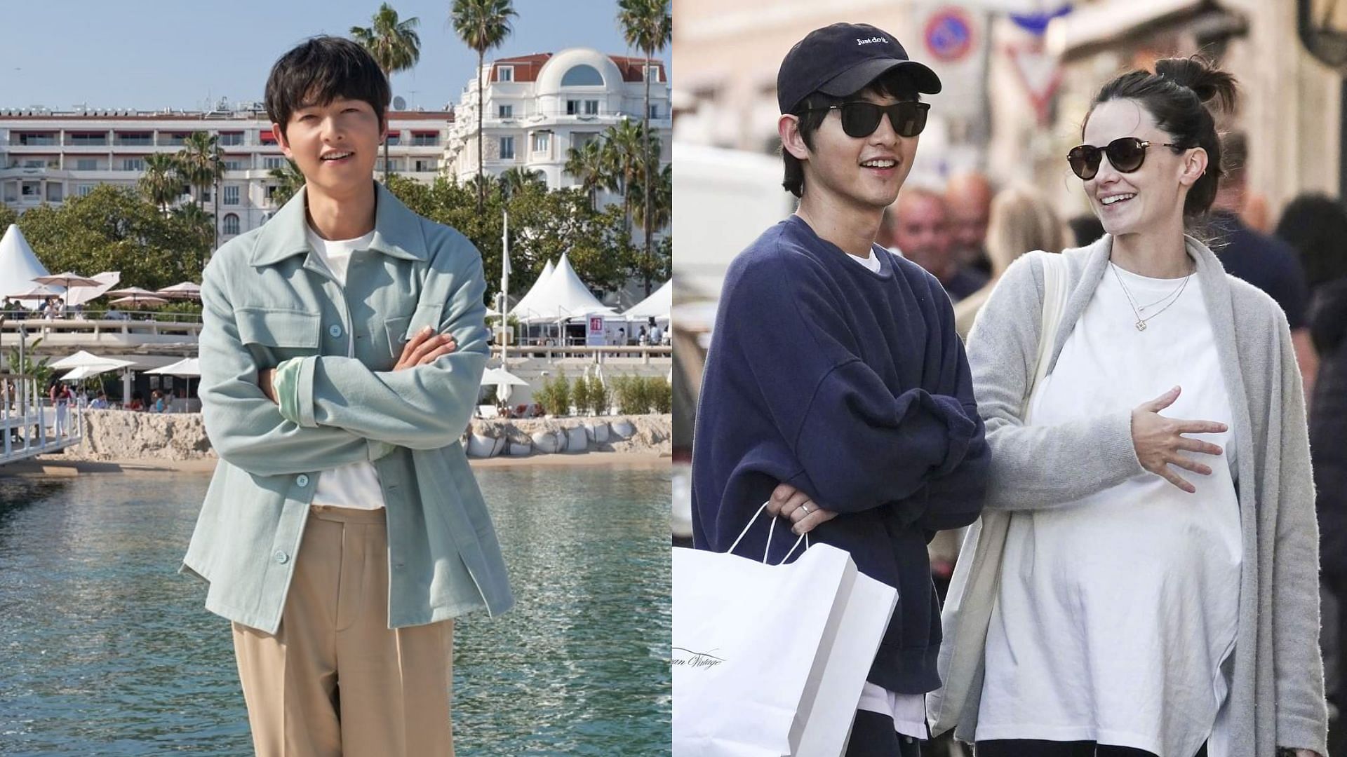 Song Joong-ki will be attending the Cannes Film Festival with wife Katy Louis Sanders (Images via Twitter/JoongKiBrazil)