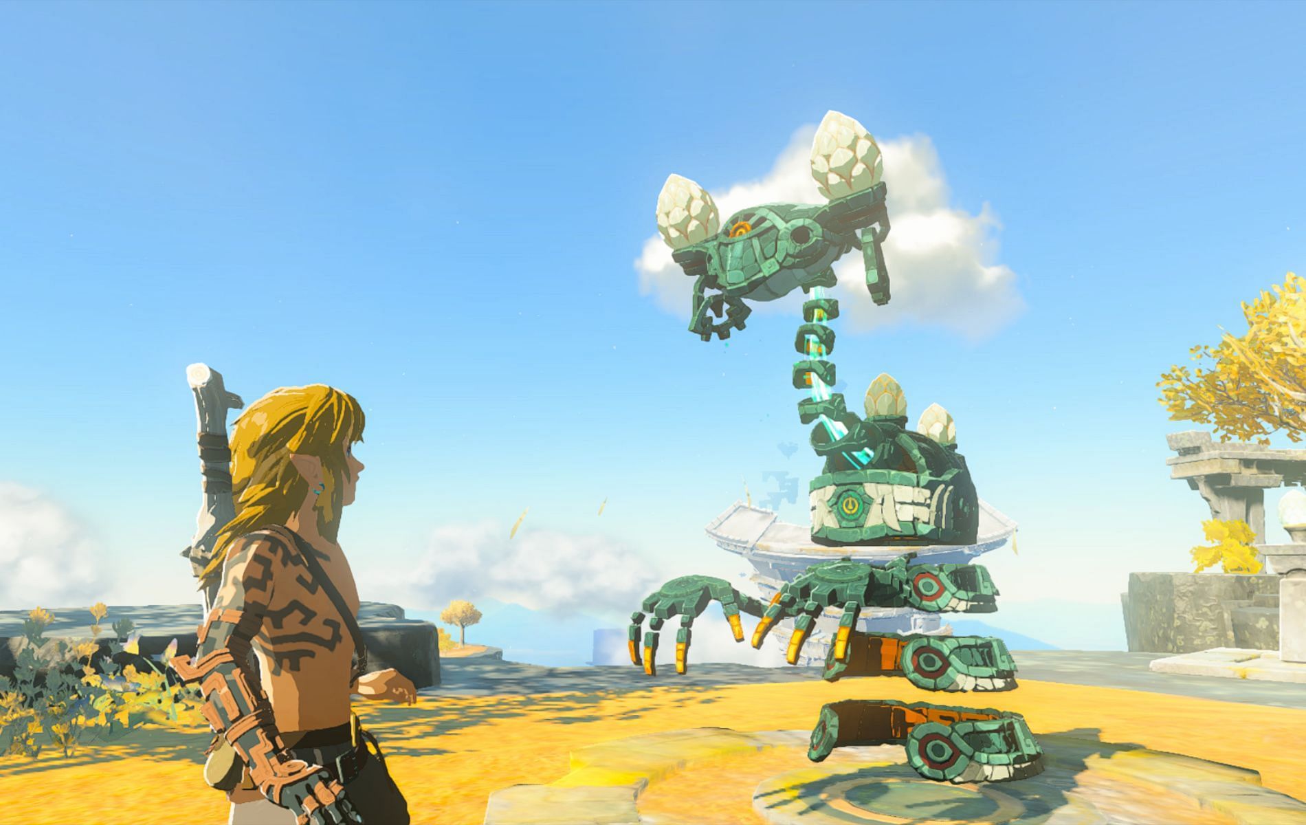 These ancient Zonai robots are a brand new NPC type in this latest Legend of Zelda installment (Image via Nintendo)