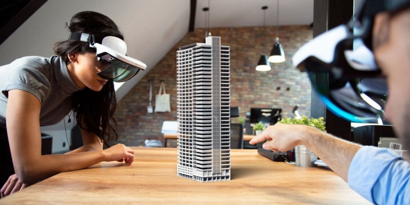 Augmented Reality applications in architecture and design (Image via iStockPhoto)