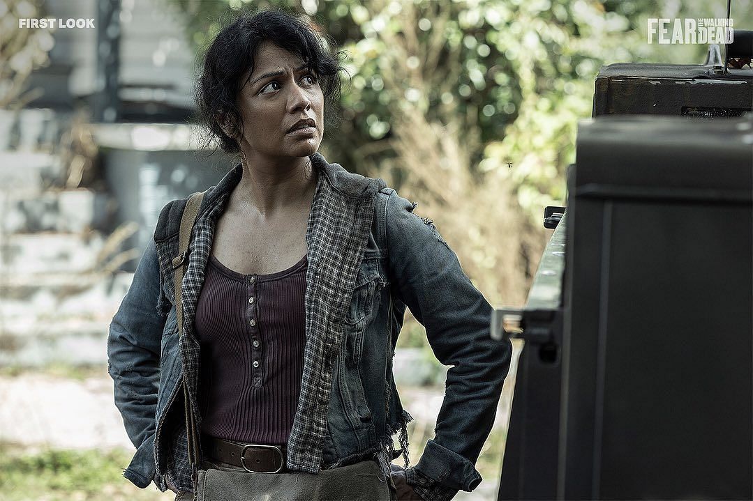 Karen David from Fear the Walking Dead (Picture sourced from the official Facebook Page)