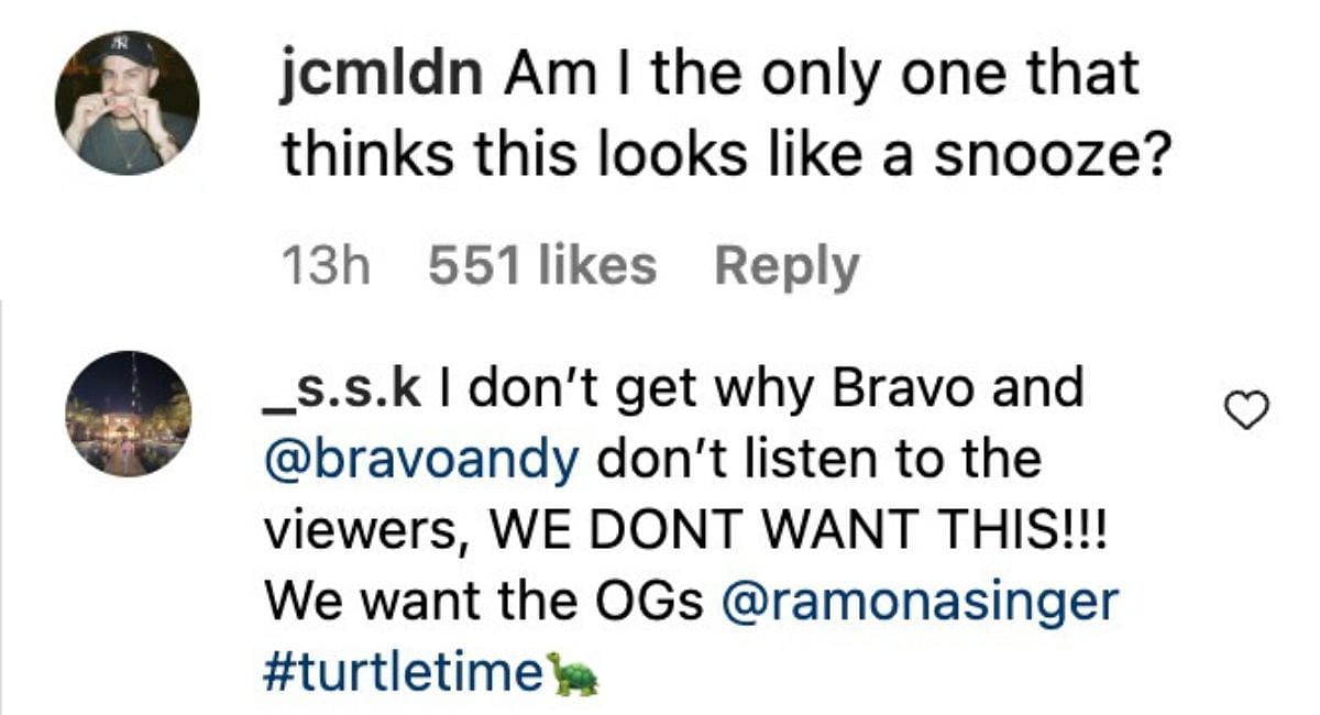 Fans want the old cast of RHONY back (Image via Instagram/@bravotv)