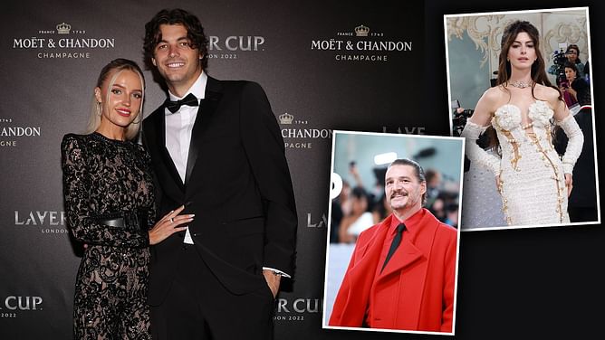 Taylor Fritz's girlfriend Morgan Riddle reacts to Anne Hathaway and Pedro Pascal's MET Gala 2023 look