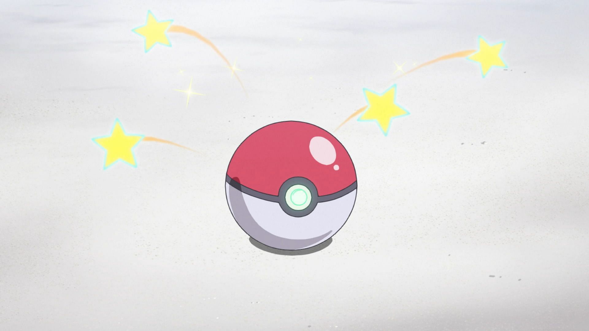A Poke Ball as seen in the anime (Image via The Pokemon Company)