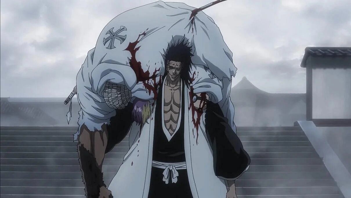 Zaraki Kenpachi is entering the fray (Image via Studio Pierrot)