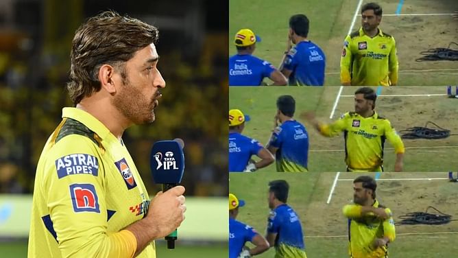 IPL 2023: महेंद्र सिंह धोनी के थप्पड़ से डरे दीपक चाहर, वायरल वीडियो में दिखा मजेदार मोमेंट