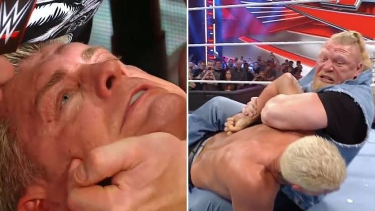 Brock Lesnar and Cody Rhodes are embroiled in a heated feud.