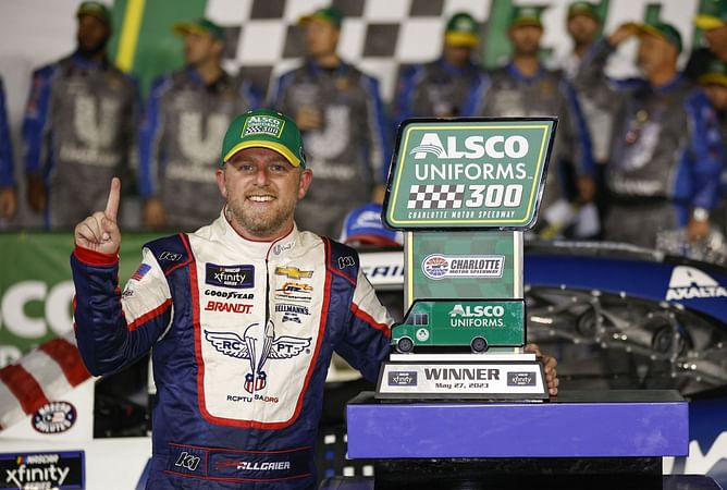 NASCAR 2023 Xfinity Series: Final results for Alsco Uniforms 300 at Charlotte Motor Speedway