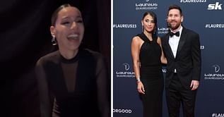 PSG superstar Lionel Messi's wife Antonela Roccuzzo and Argentina model Pampita seen in similar outfits and hairstyles