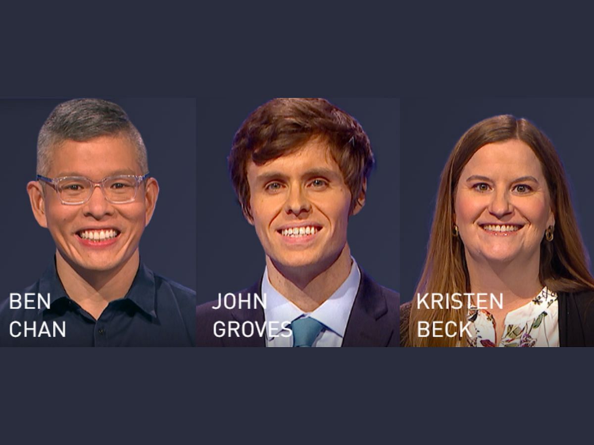 Ben Chan returns to compete with new challengers (Image via jeopardy.com)