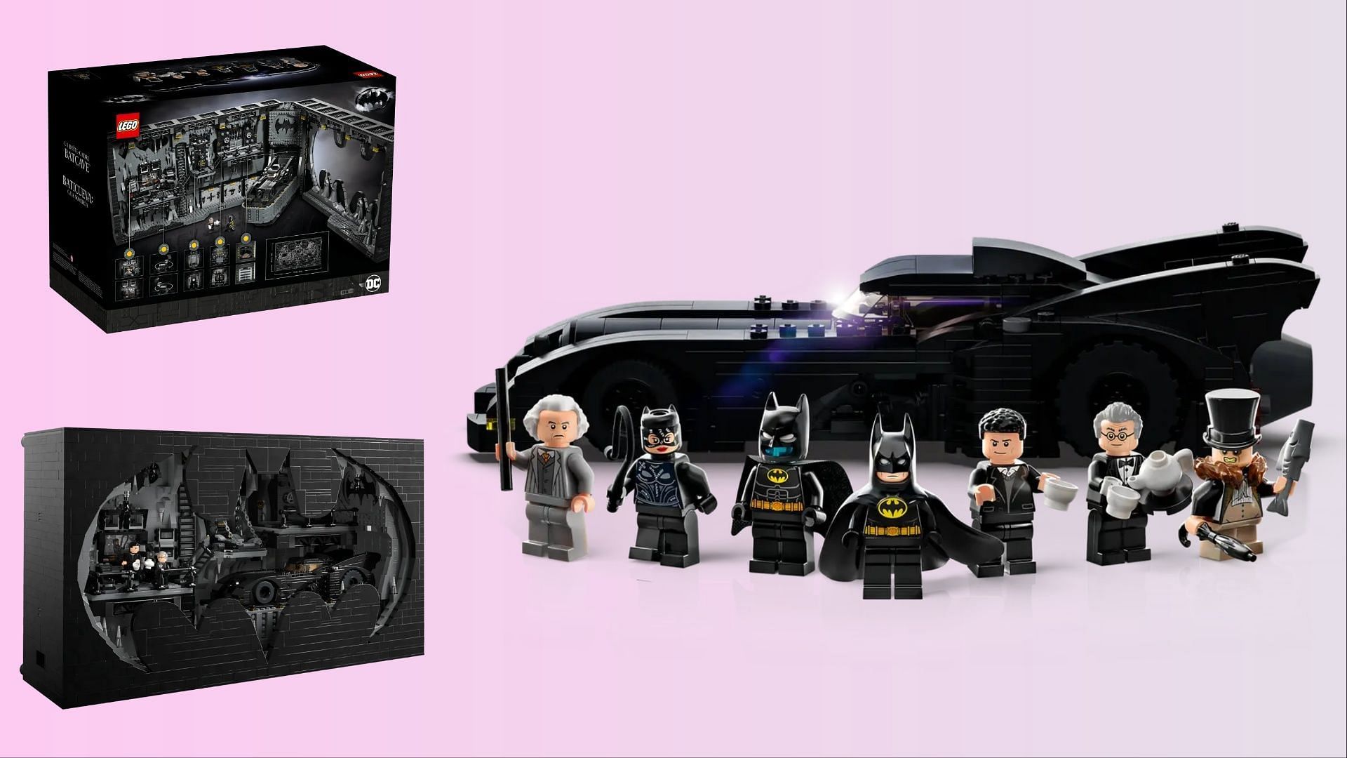 The new LEGO Batman Batcave Shadow Box set measures over 11 in. high, 20 in. wide, and 5.5 in. deep (Image via LEGO)