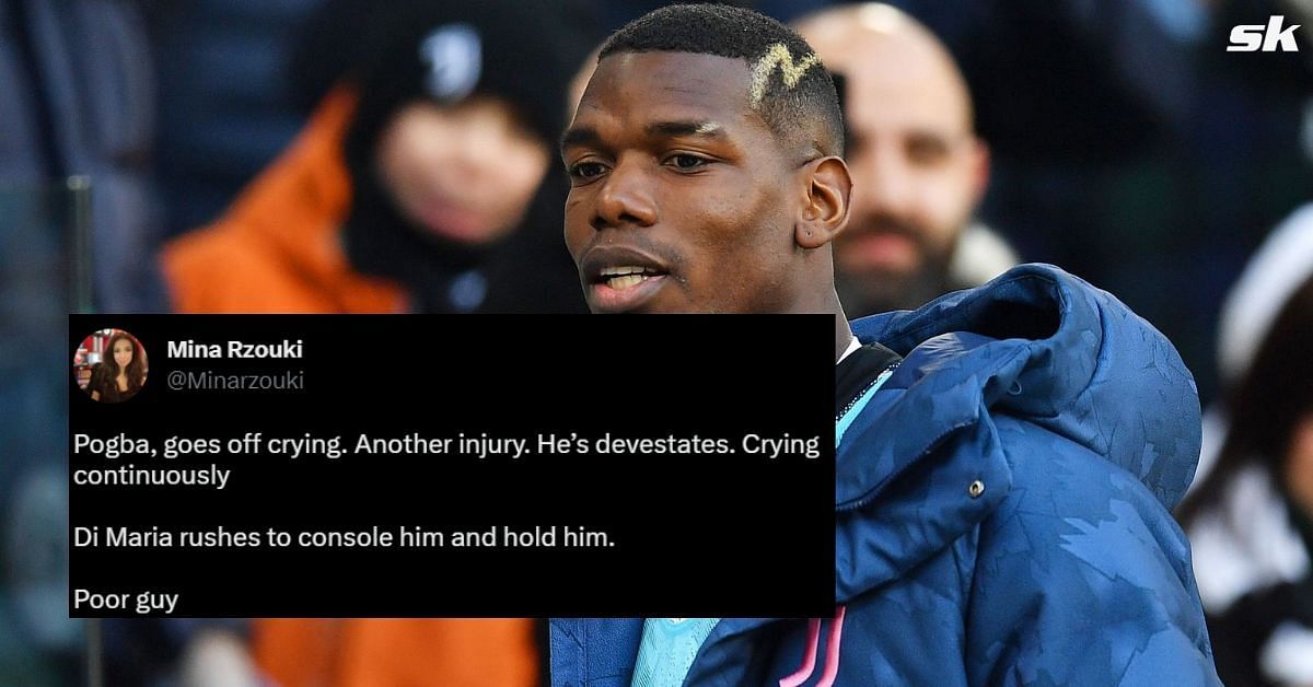 Former Manchester United superstar Paul Pogba suffered injury in first Juventus start since return