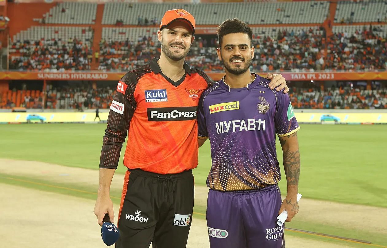 Nitish Rana [right] made some curious captaincy decisions on Thursday