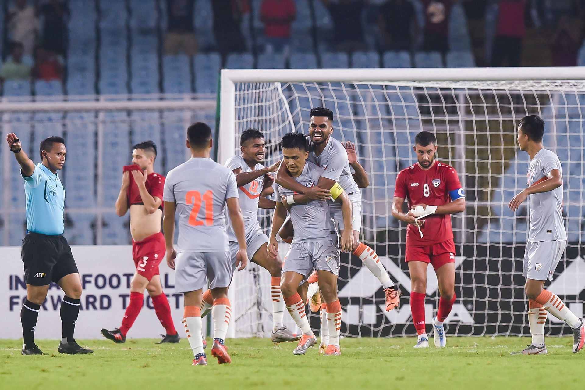 India won all the three matches in their AFC Asian Cup qualifiers.