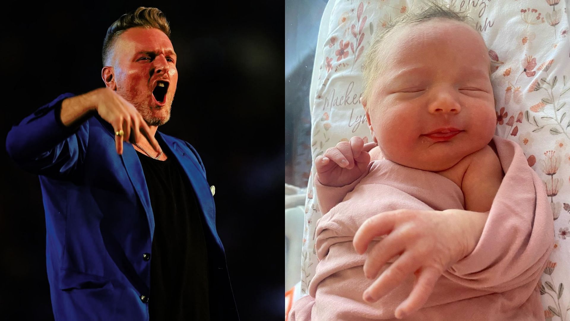 Samantha and Pat McAfee gave birth to a baby girl, Mackenzie Lynn (Image credit: Instagram.com/mrsmcafeeshow)