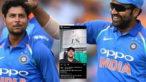 "Next time tujhe bhi dance video mai le lenge"- Rohit Sharma roasts Kuldeep Yadav with epic one-liner
