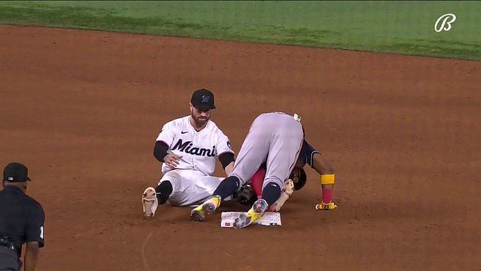 Ronald Acuña Jr. scores on insane slide in extras; MLB fans react