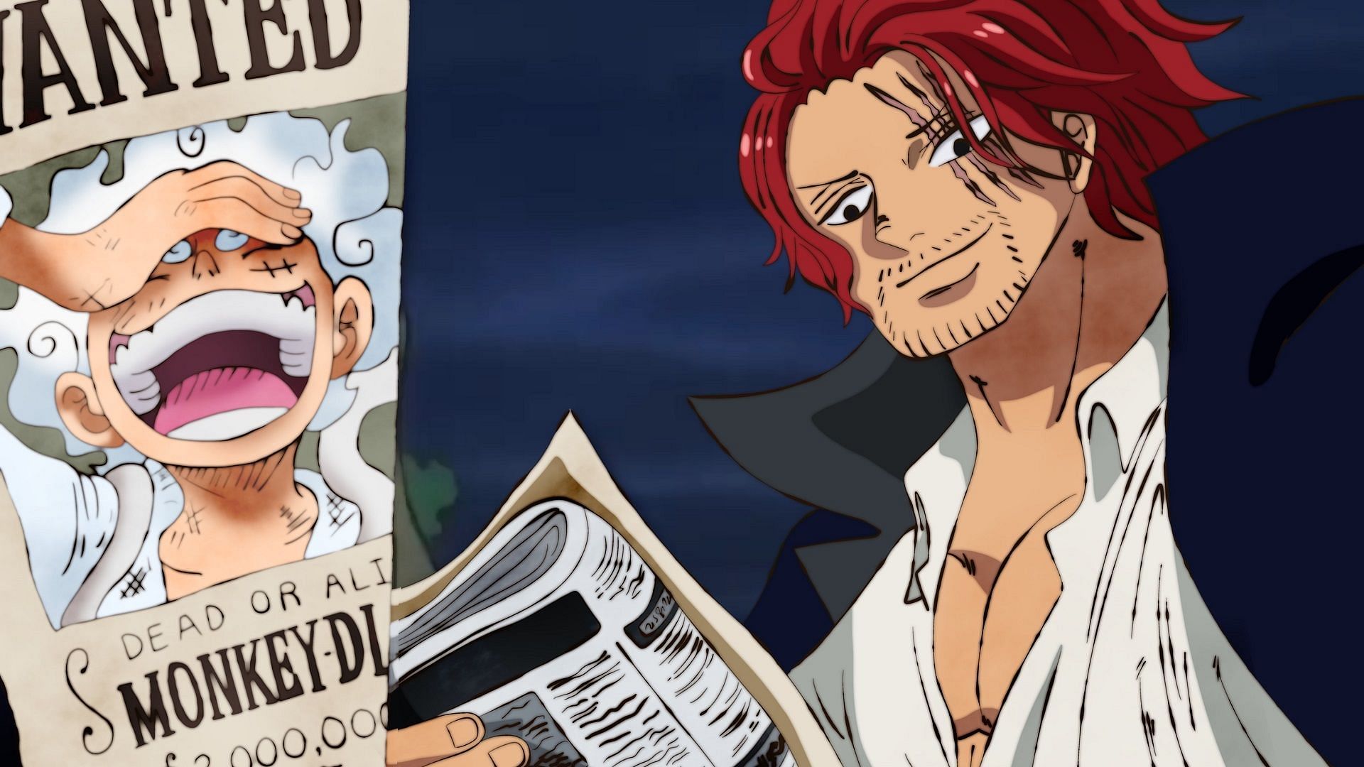Shanks decided to claim the One Piece only after Luffy awakened his Joy Boy-like powers (Image via Eiichiro Oda/Shueisha, One Piece)