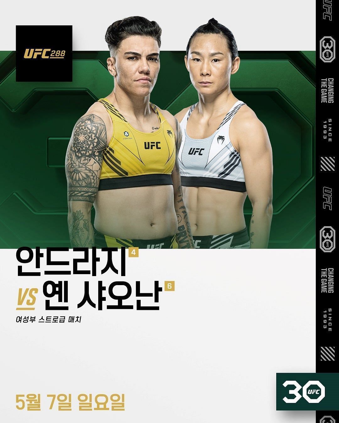 Jessica Andrade vs. Yan Xiaonan UFC Head-To-Head Record