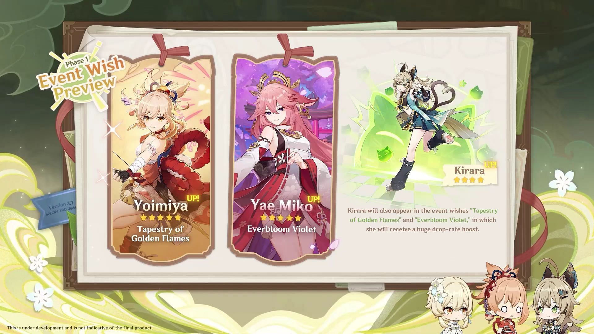 Yae Miko and Yoimiya will be in Phase I banners (Image via HoYoverse)
