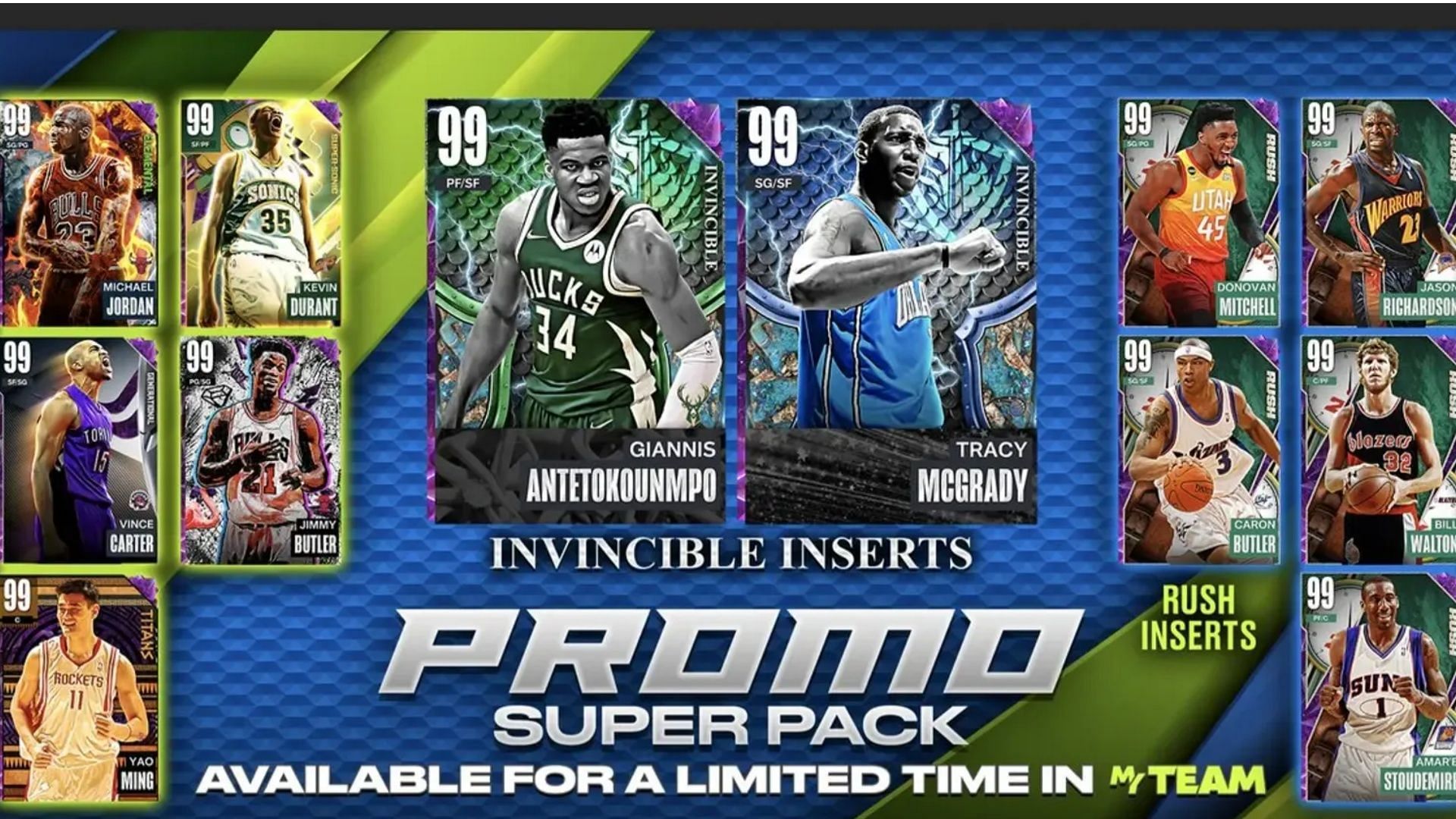 The NBA 2K23 Promo Super Pack features some of the best cards from previous releases (Image via 2K Sports)