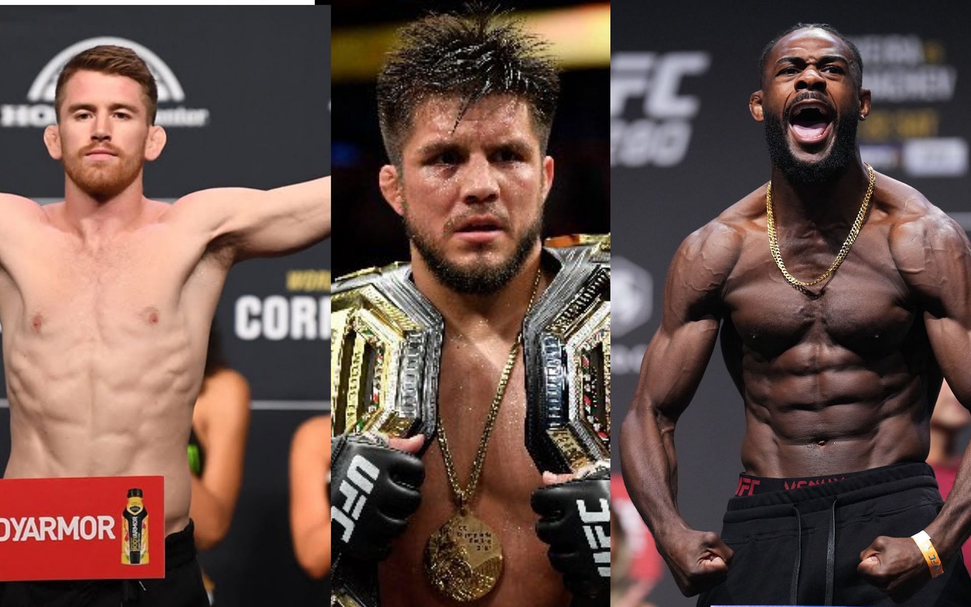 Cory Sandhagen (L), Henry Cejudo (M), Aljamain Sterling (R) (Image Courtesy - UFC, MMA Fighting)