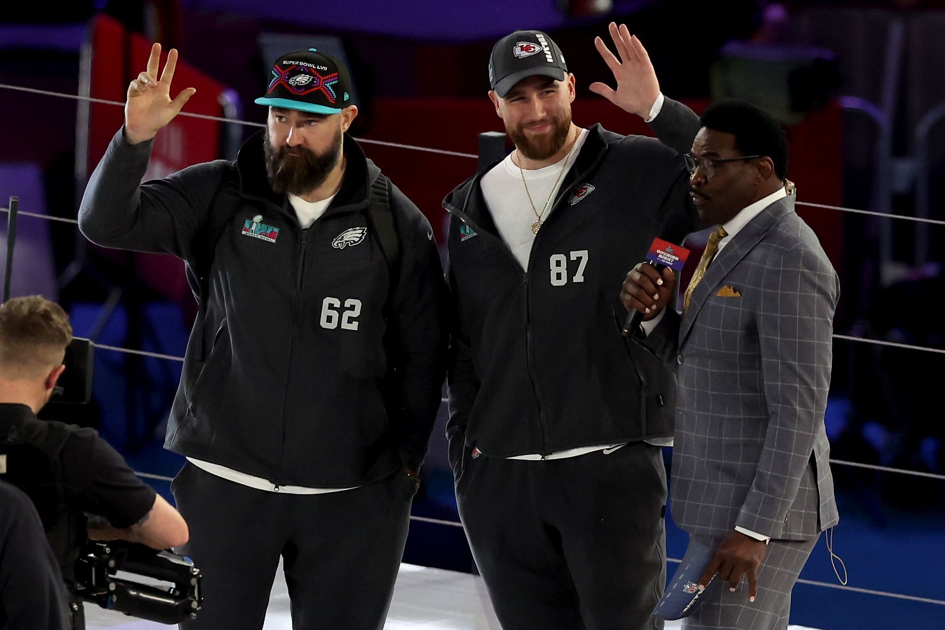 Jason Kelce and Travis Kelce