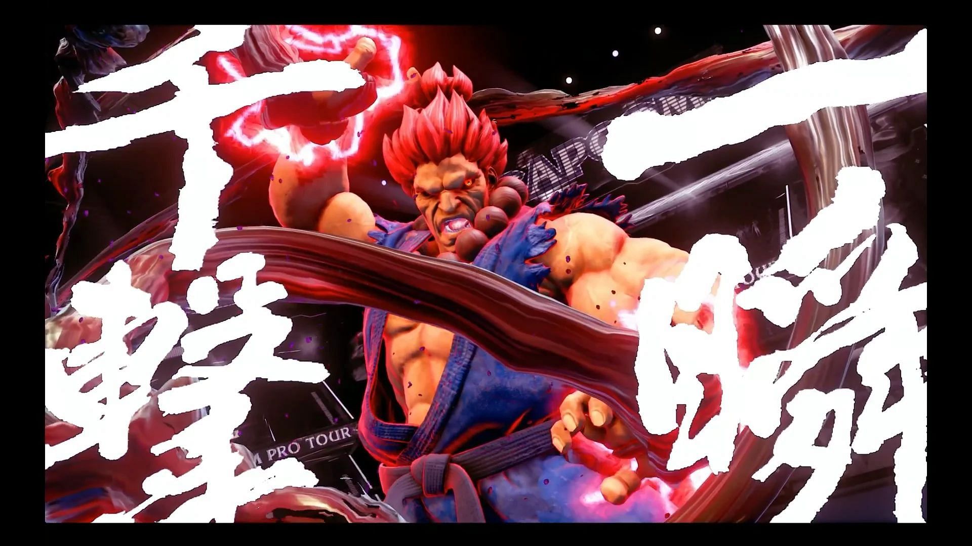 Akuma performing Raging Demon (Image via Capcom)