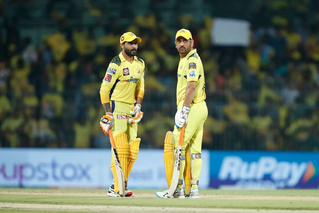Ravindra Jadeja and MS Dhoni in action for CSK [IPLT20]