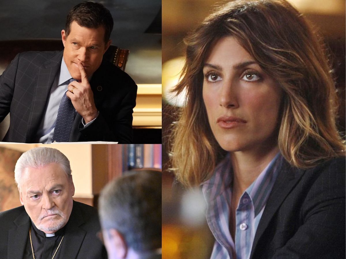 Dylan Walsh, Stacy Keach, and Jennifer Esposito (Image via CBS)