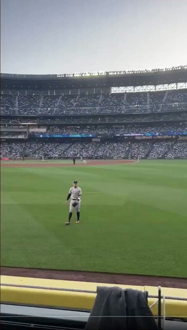 Ryan Field on X: Aaron Judge sporting his Players Weekend jersey. I  don't hate it. #AllRise #Yankees  / X