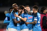 Victor Osimhen (left) and Khvicha Kvaratskhelia (centre) have been incredible for Napoli this season