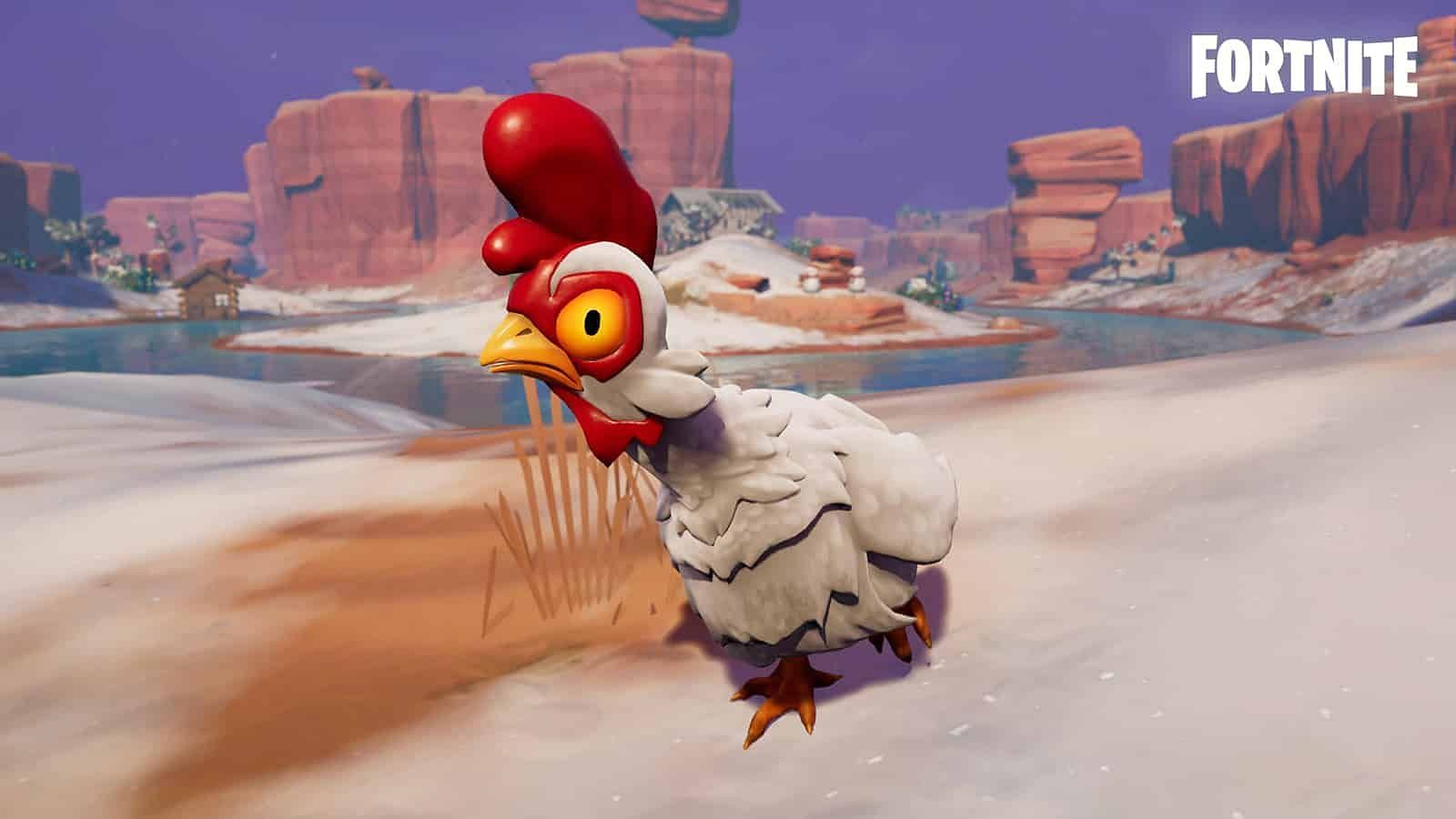 A chicken dealt the final blow (Image via Epic Games)