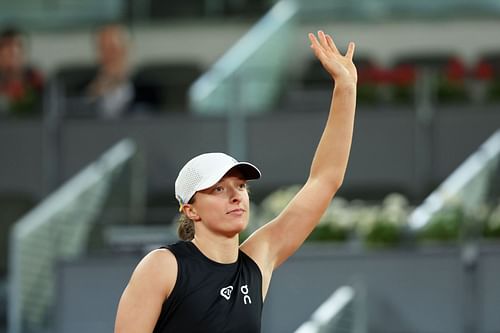 Iga Swiatek at the 2023 Madrid Open.