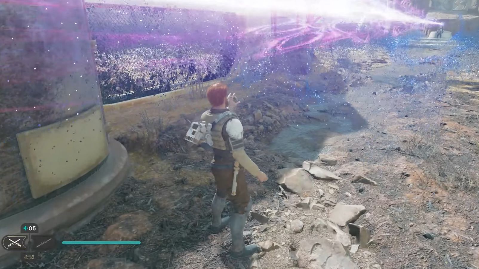 The fourth Treasure location in Star Wars Jedi Survivor (Images via YouTube: Somewhat Awesome Games)