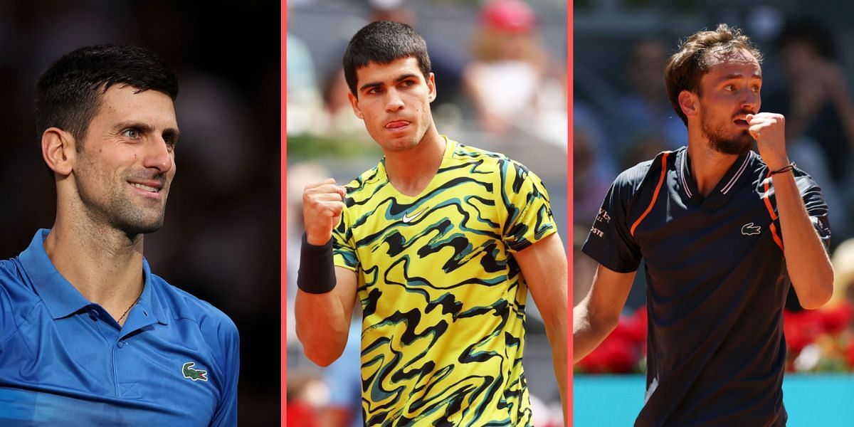 Novak Djokovic, Carlos Alcaraz and Daniil Medvedev will look to have a long run at the Italian Open