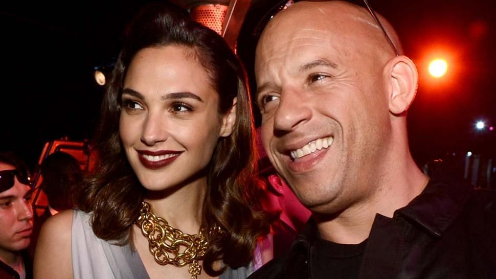 Vin Diesel and Gal Gadot (via Getty Images)