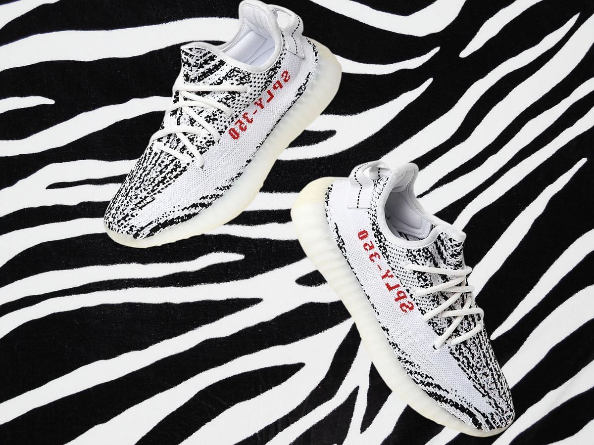 Yeezy 350 Boost V2 White Zebra Shoes 7