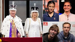 Best tennis memes inspired by King Charles III's coronation ceremony ft. Federer, Djokovic, Sharapova, Raducanu, and more